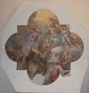 Restauro di due affreschi di Francesco Solimena